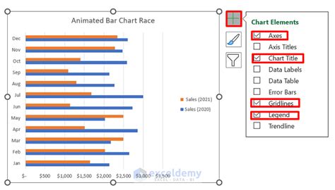 How to Create Animated Bar Chart Race in Excel (with Easy Steps)