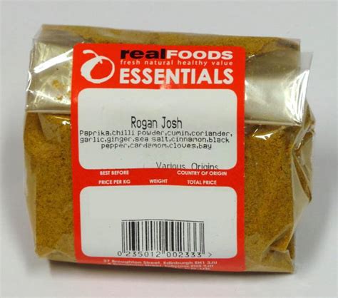 Rogan Josh Spice Blend from Real Foods Buy Bulk Wholesale Online