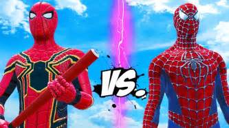 SPIDERMAN VS IRON SPIDER - EPIC SUPERHEROES BATTLE - YouTube