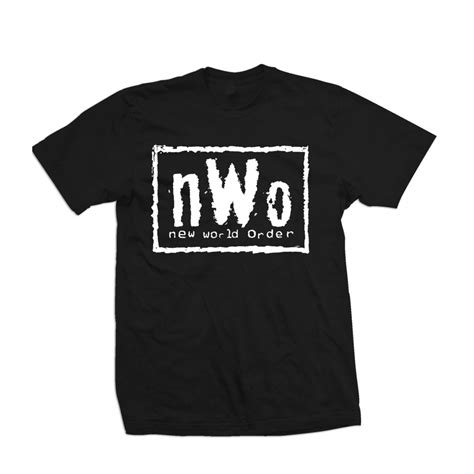 nWo Logo T Shirt White Print - ZF2 Explicit Clothing™