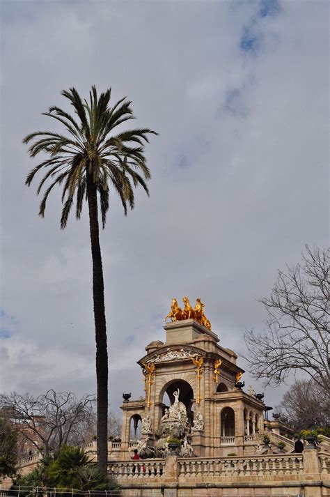 The Fountain at Ciutadella Park, Barcelona Unesco World Heritage Site ...