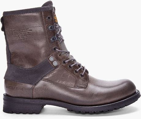 G-star Raw Charcoal Patton Iii Narltor Boots in Gray for Men (charcoal ...