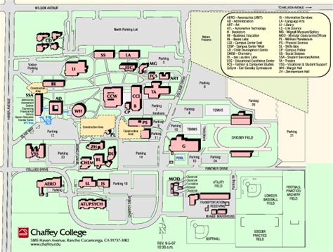 Chaffey College Campus Map – Verjaardag Vrouw 2020