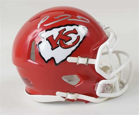 Patrick Mahomes autographed mini helmet KC Chiefs - Helmets