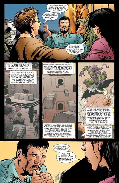 Tony Stark's big plan during the civil war [Civil War: Front Line #11 ...