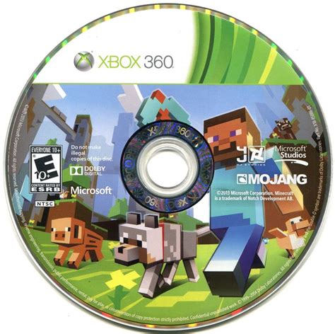 Minecraft: Xbox 360 Edition (2013) PlayStation 3 box cover art - MobyGames