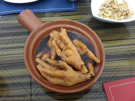 Chicken Paws Soup is Chinese Traditional Dish. Having Exotic Meal in Hong Kong Stock Photo ...