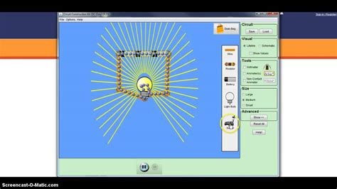 Using the Online Circuit Construction Kit - YouTube