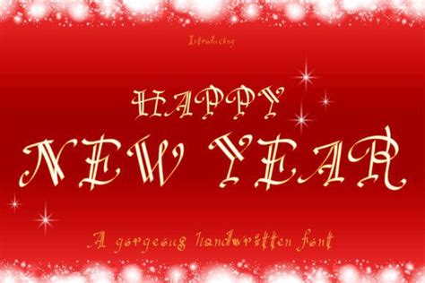 Happy New Year Font Download - FontsPad.com