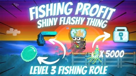 FISHING PROFIT - SHINY FLASHY THING BAIT / LEVEL 3 FISHING ROLE ...