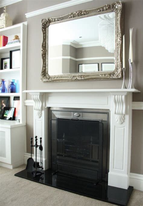 Mirror above fireplace | Home sweet home! | Pinterest | Mantle and Living rooms