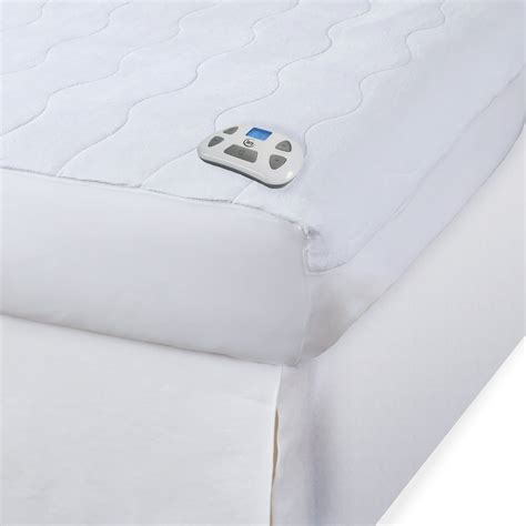 Serta Microplush Electric Heated Mattress pad with programmable digital ...