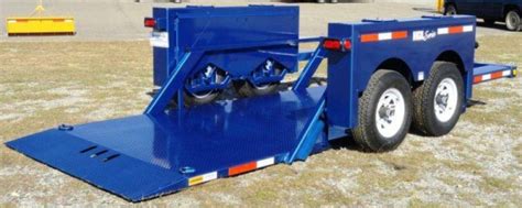 Hydraulic drop deck trailer 7,000lb rental: New Berlin & Delafield