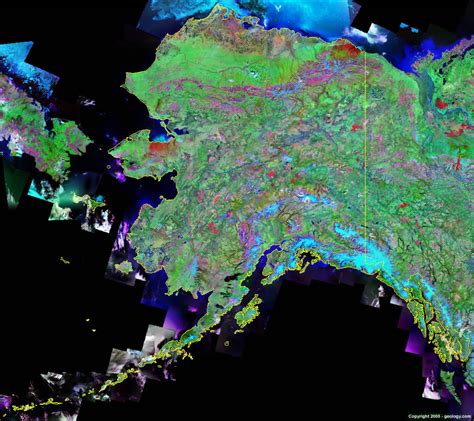 Alaska Satellite Images - Landsat Color Image