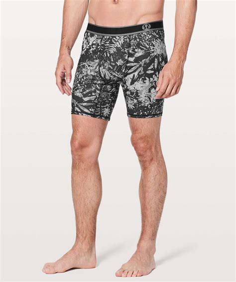 Lululemon Game On Boxer Brief *7.5" - Canopy Ice Grey Black - lulu fanatics