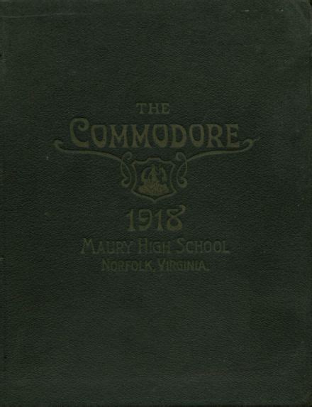 1918 Maury High School Yearbook Online, Norfolk VA - Classmates