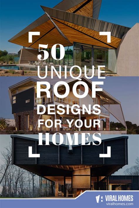 50 UNIQUE ROOF DESIGNS FOR YOUR HOME | Roof design, Roof styles, Roof