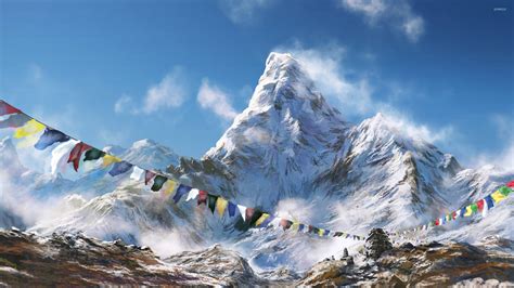 Mountain peak wallpaper - Artistic wallpapers - #19150