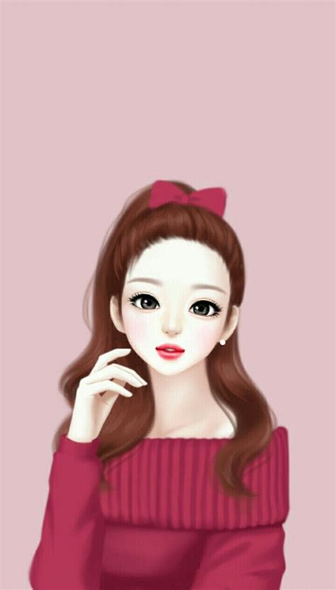 Korean Cartoon Girl Drawing at GetDrawings | Free download