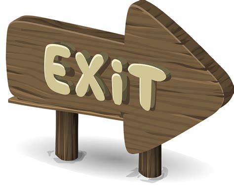 Download Exit, Sign, Arrow. Royalty-Free Vector Graphic - Pixabay