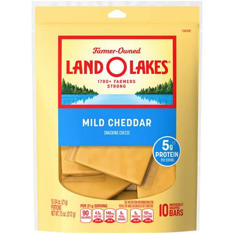 Land O Lakes® Mild Cheddar Snacking Cheese, 7.5 oz - Walmart.com - Walmart.com