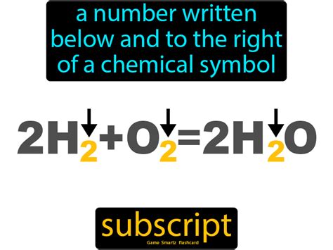 Subscript - Easy Science | Writing numbers, Chemistry notes, Easy science