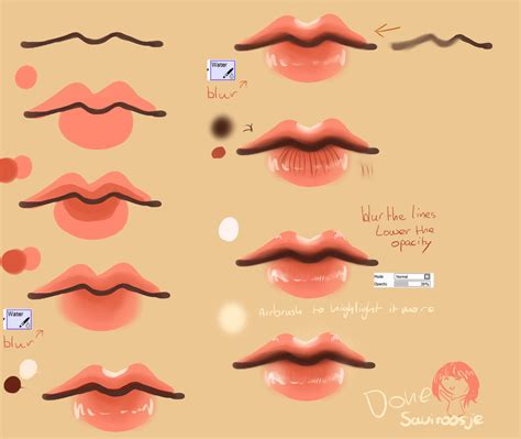 Cute Lips Drawing at GetDrawings | Free download