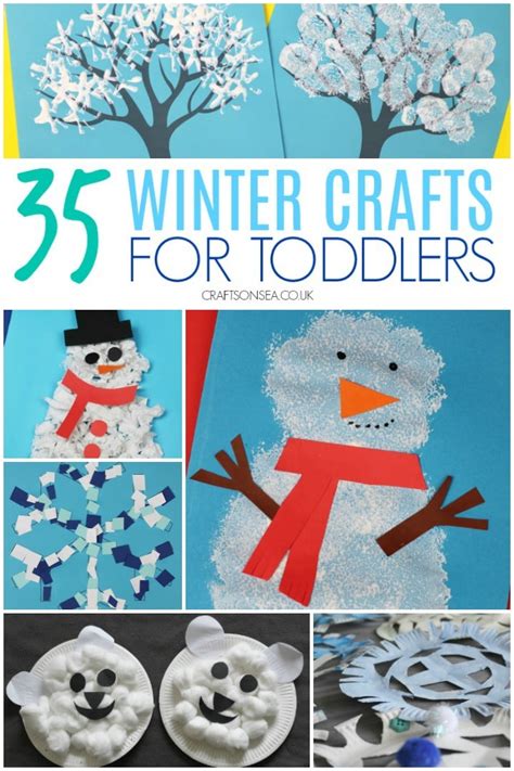 Easy and Fun Winter Crafts for Toddlers - Crafts on Sea