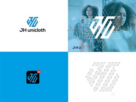 Letter JHU logo Branding on Behance