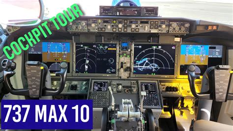 Cockpit Tour: Boeing 737 MAX 10 - Passrider - Airline Flight Schedules ...