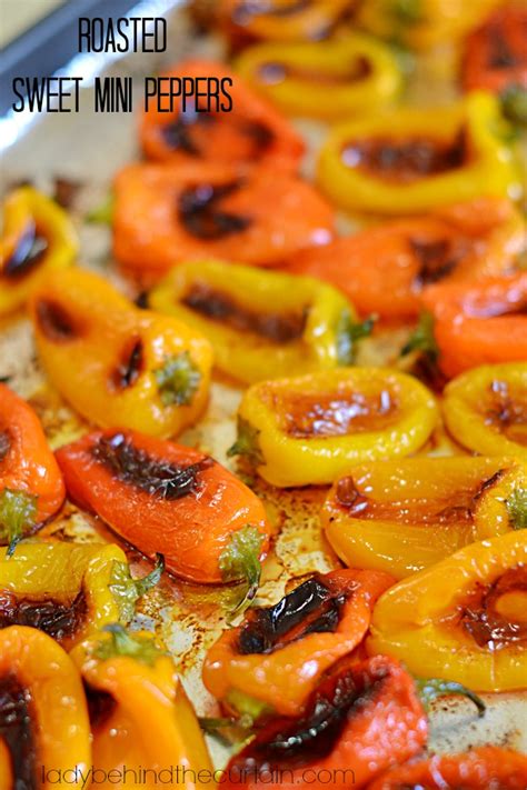 Roasted Sweet Mini Peppers