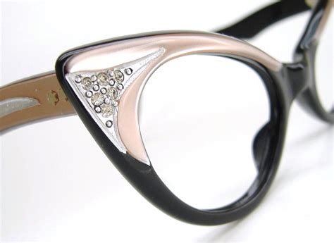 Vintage Pink Cat eye Glasses Sunglasses by Vintage50sEyewear
