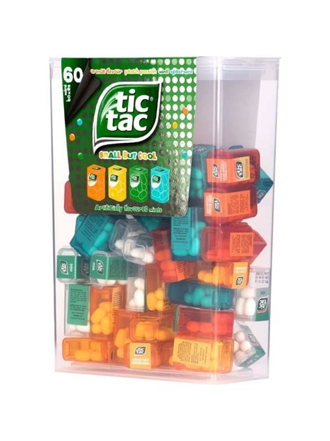 Tic Tac Giant with 60 Mini Boxes (Each 3.9g) Flavoured Mints