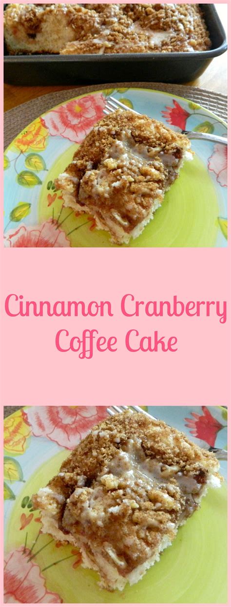 Cinnamon Cranberry Coffee Cake | Recipe | Coffee cake, Cranberry coffee cake, Coffee cake easy