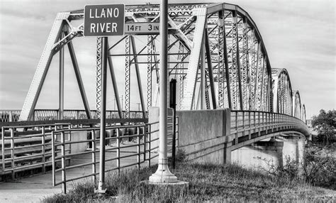 The Llano River Bridge Photograph by JC Findley - Fine Art America