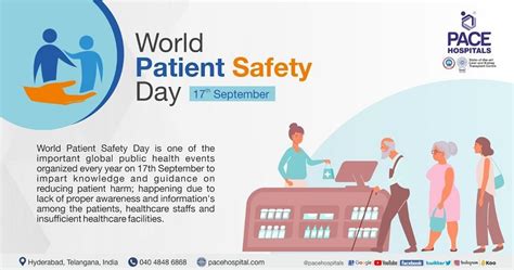 World Patient Safety Day - 17 September | Theme and Objectives