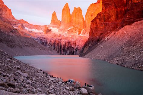 Torres Del Paine Sunrise | The sun rising over the Torres on… | Flickr