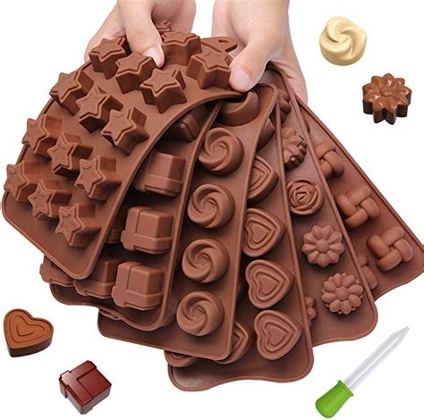 Chocolate Candy Mold Silicone Trays Recipes eBook - Nonstick, BPA-Free ...