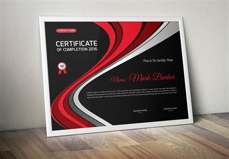 Certificate Word | PSD | AI | Creative Market