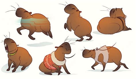 capybaras by CoconutMilkyway on DeviantArt