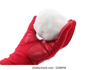 Hand Holding Snowball White Background Stock Photo 2248949 | Shutterstock