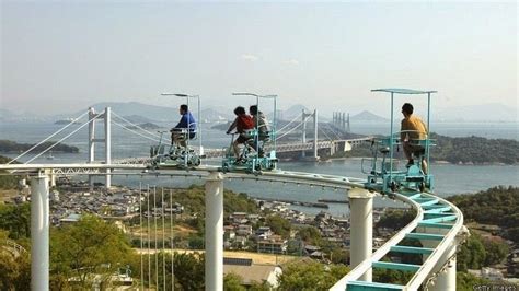 SkyCycle In Japan Might Be The Scariest Ride Ever...