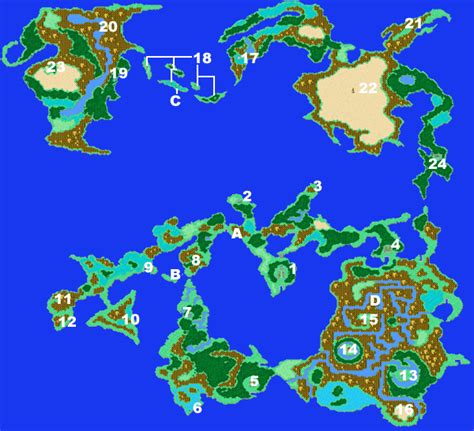 Final Fantasy World Map