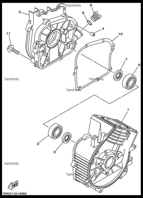 Discover the Detailed Parts Diagram of Yamaha EF2000IS Generator