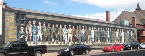 Small Town Wisconsin Soldier, Ashland Mural Series