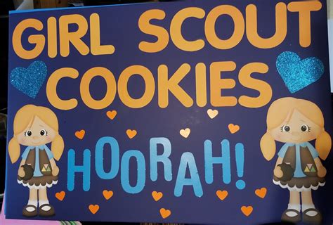 Girl Scout Cookies, Poster Ideas, Girl Scouts, Girl Guides, Mini Cookies