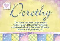 Dorothy Name Meaning - Dorothy name Origin, Name Dorothy, Meaning of ...