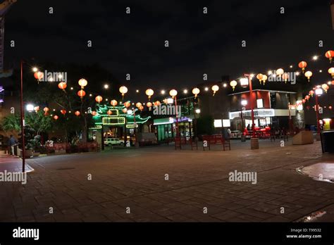 Los Angeles, California - Chinatown by Night Stock Photo - Alamy