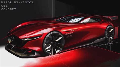 Mazda RX-Vision GT3 Concept Looks Slick In Official Teaser Sketch