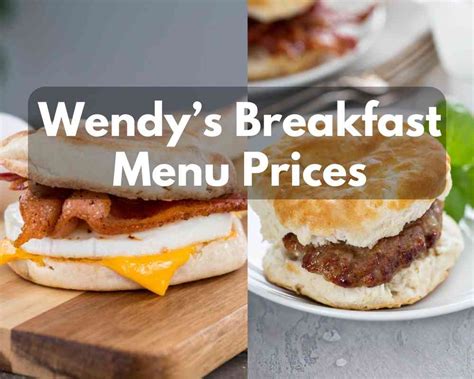 Wendy’s Breakfast Menu Prices 2024 - Its Yummi